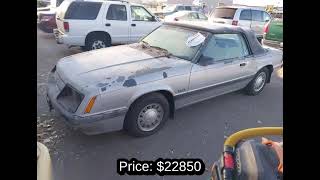 VIN: 1FABP27M7FF221924 - 1985 Ford Mustang- Lx/Gt