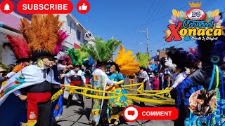 Cuadrilla 26 Oriente La Original del barrio de Xonaca Carnaval 2024 La estrella