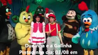 Chamada Dudinha e a Galinha Pintadinha na 38ª Expogua