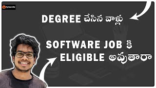 Degree People can get Software Job?