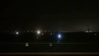 ＪＲ高徳線キハ４７、力行で吉野川橋梁を渡る（吉成～佐古）夜景【車窓動画】【X動画】