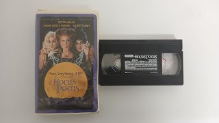 Opening To Hocus Pocus 1998 VHS 60fps 2002 Reprint