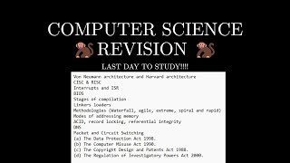 Computer Science OCR A level Paper 1 revision