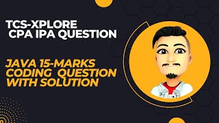 REVERSE STRING WITH LOWER CASE TCS XPLORE CPA IPA JAVA CODING QUESTION