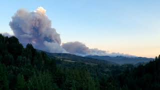 3 Day Hyperlapse of the CZU San Mateo Fire from a DJI Mavic 2 Pro