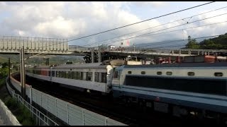 {ICTT} SS8 0163 hauling Z810 Guangzhou Through Train passing Tong Hang ( East )