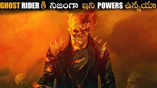 GHOST RIDER CHARACTER POWERS IN TELUGU | DEGREE BOY | MARVEL TELUGU | MARVEL INDIA | GHOST RIDER