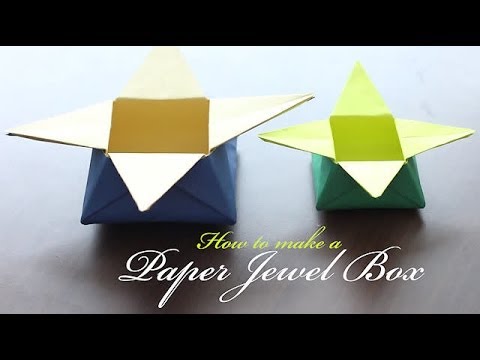 How to make a Paper Jewel Box How to make a Paper Jewel Box
