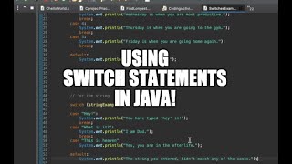 Java Programming Tutorial - Switch Statements and Examples | Very Easy Coding Tutorial