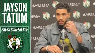 Jayson Tatum Postgame Interview | Celtics vs Bulls