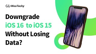 How to Downgrade  iOS 16 to iOS 15 Without Losing Data?