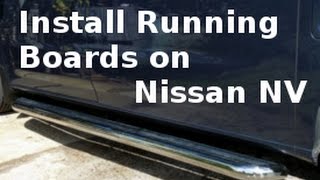 Nissan NV3500 Passenger Van - How to Install LUVERNE MEGASTEP RUNNING BOARDS