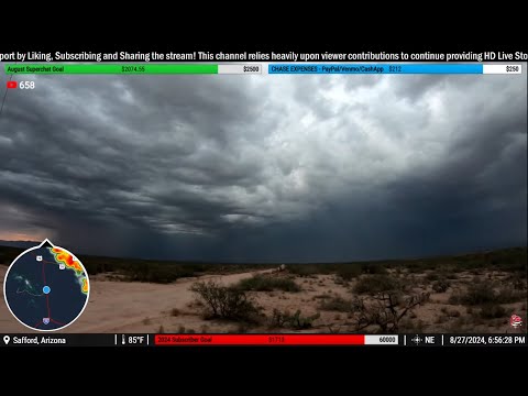 Cazadores de tormentas en VIVO: tormentas severas e inundaciones repentinas probables en el sureste de Arizona