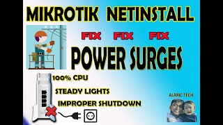 MIKROTIK NETINSTALL FORMATTING HARDDRIVE FIX FIX FIX