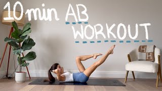 10MIN everyday pilates ab workout - flat stomach \u0026 slim waist