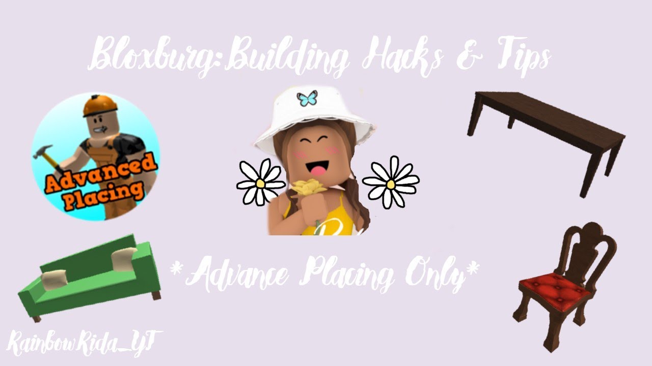 Bloxburg: Advance Placing Hacks~! - YouTube