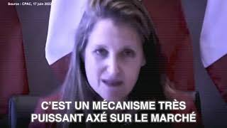 Chrystia Freeland est tout comme Trudeau