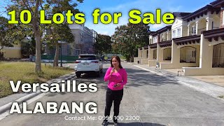 10 Amazing Lots for Sale in Versailles Alabang