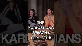 Mark Your Calendars!📅 The Kardashians Season 4 Hits Screens on September 28! #shorts #thekardashians