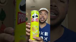 Elote Pringles tastes really…. #shorts #snacks #pringles #elote