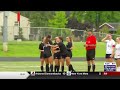 watch west de pere girls soccer wins regional title on penalty kicks