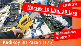 Herşey 10 Lira, 20 Lira, Kadıköy #bitpazarı İstanbul Elektronik Alışverişi #vlog #comedy