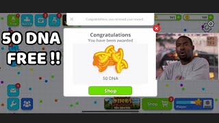 اقاريو - كيف تجيب DNA مجااني لحقق 🔥🔥!50 DNA FREE 🔥🔥! Agar.io Mobile