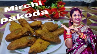 Mirchi Vada Recipe | Rajasthani Mirchi Vada | Pakoda|,Mirchi Vada Recipe - Rajasthani Mirchi Bhajji