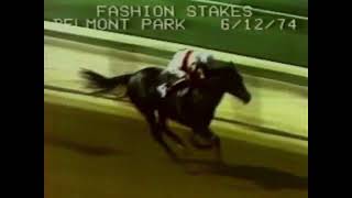 RUFFIAN wins the Fashion Stakes @ Belmont Park, June 12, 1974