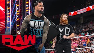 Jey Uso helps Sami Zayn fight off The Judgment Day: Raw highlights, Oct. 16, 2023