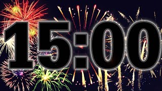 15 Minute Countdown Timer - Summer Fireworks! 🎆