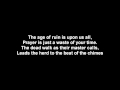 Lordi - Kalmageddon | Lyrics on screen | HD