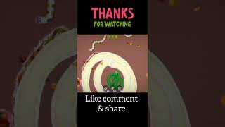 worms zone biggest snake best gameplay || #500subs #shortvideo #shorts #short @YouTube|| WZ g@ming