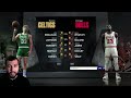 simulei a carreira do lebron james na mesma era do michael jordan i nba 2k23 mynba eras