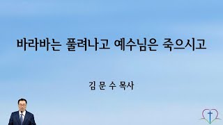 바라바는 풀려나고 예수님은 죽으시고 (마가복음 15장 6-15절) 김문수 목사, 한마음침례교회 (2023.10.29)