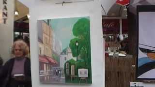 La calle de los Pintores - Montmartre -