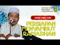 PERSIAPAN MENYAMBUT RAMADHAN || USTADZ CANRA LUBIS || KHUTBAH JUMAT MRTK