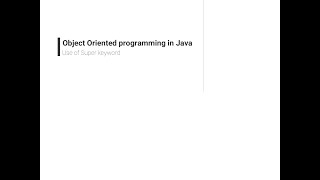 Object Oriented Programming in Java: Inheritance | use of super keyword Urdu/Hindi