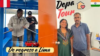 ASÍ QUEDÓ EL DEPA DE MIS SUEGROS🇮🇳~ le chocó la altura a mi suegra de regreso a Lima ?