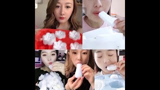 [ASMR] ONLY WHITE ICE EATING 🧊 (NONSTOP CRUNCH FOR 7:17MIN)