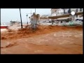 roads turn into rivers as greek downpours hit hydra