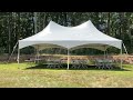 20x30 high peak frame tent package