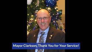 Mayor Bill Clarkson Recognition, December 2020