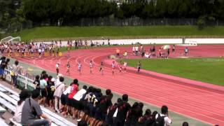 20150905　豊能地区1B記録会　2年男子　100m　1組　FKGWSNP