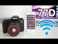 Canon 77D Tutorial - How to set up WiFi