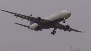 ☆春一番ゴーアラウンド!!Strong Crosswind wind shear go-around!!Narita　さくらの山