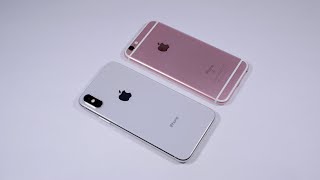 SPEED TEST 🔥 iPhone 6S vs iPhone X in 2022 iPhone X on iOS 16 beta 4 vs 6s on iOS 15.6 - RUDA PHONES
