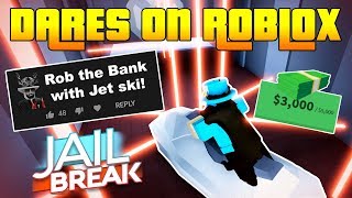 Roblox Playing With The Creator Of The Jailbreak Asimo3089 - roblox jailbreak jet ski