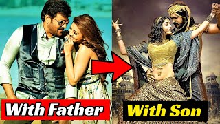 10 Actress Romance With Both Father And Son | Real Life Father Son Acted With Same Actress