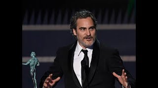 Joaquin Phoenix Honors Heath Ledger at 2020 SAG Awards